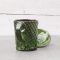 Kubek ceramiczny, zielony, łezka 500ml